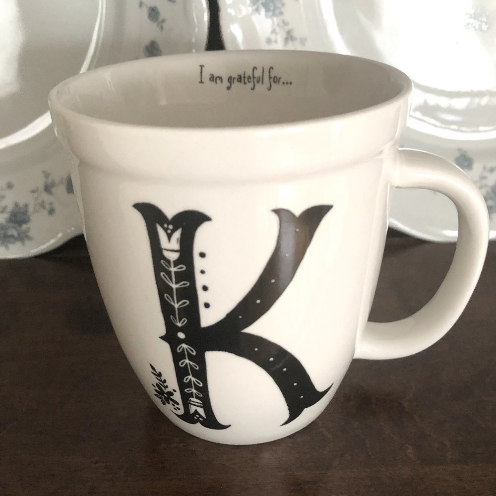 "K" I'm Grateful For... Mug